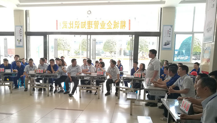 Z6尊龙凯时特瓷乐成举行企业治理知识角逐运动