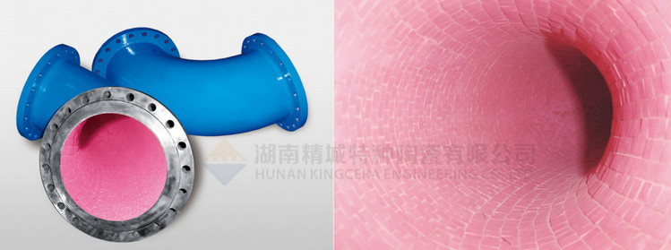 Z6尊龙凯时特瓷推荐使用的耐磨陶瓷管道洛氏硬度高达87HRA